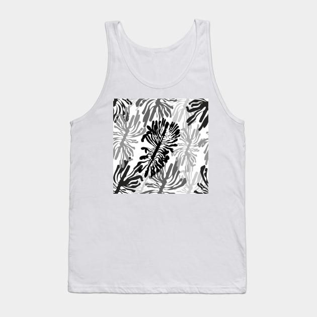 Bark beetle galleries seamless pattern Tank Top by Avisnanna